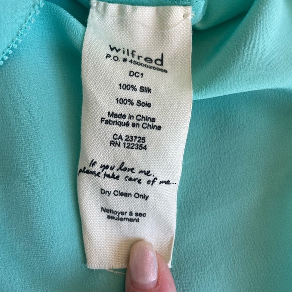 Aritzia Wilfred "Victoire" Silk Dress Size XS - Picture 9 of 9